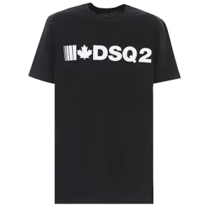 Dsquared2 Boys Logo T-shirt Black 8Y #363623