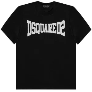 Dsquared2 Boys Logo T-shirt Black 10Y #363609