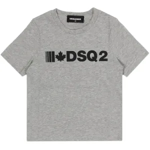 Dsquared2 Boys Logo T-shirt Grey 12Y