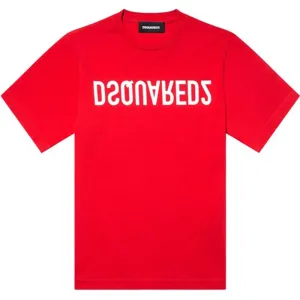 Dsquared2 Boys Logo T-shirt Red 12Y