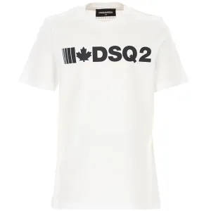 Dsquared2 Boys Logo T-shirt White 10Y #363754