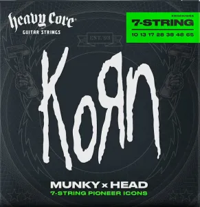 Dunlop KRHCN1065 String Lab Korn 7-String Cuerdas de guitarra eléctrica