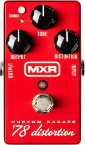 Dunlop MXR M78 Custom Badass 78 Distortion Efecto de guitarra