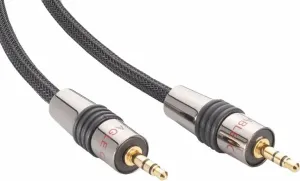 Eagle Cable Deluxe II 3.5mm Jack to 3.5mm Jack (M) 1,6 m Negro Cable AUX Hi-Fi