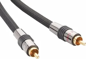 Eagle Cable Deluxe II Stereophone 0,75 m Negro Cable de audio Hi-Fi