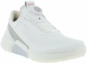 Ecco Biom H4 BOA Womens Golf Shoes White/Concrete 39 Calzado de golf de mujer