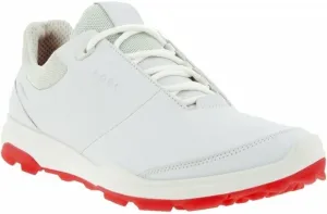 Ecco Biom Hybrid 3 Womens Golf Shoes White/Hibiscus 38