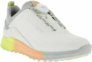 Ecco S-Three BOA White/Sunny Lime 41 Calzado de golf de mujer