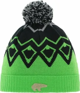 Eisbär Ziggy OS Pompon Beanie Light Green/Black/Grey UNI Gorros de esquí