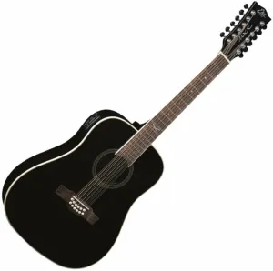 Eko guitars NXT D100e XII Black Guitarra electroacústica de 12 cuerdas