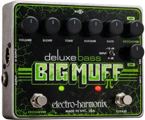 Electro Harmonix Deluxe Bass Big Muff PI Pedal de efectos de bajo