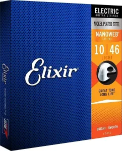 Elixir 12052 Nanoweb 10-46 Cuerdas para guitarra eléctrica