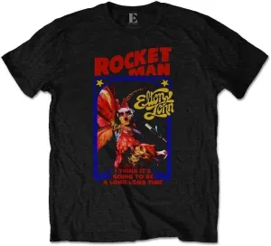 Elton John Camiseta de manga corta Rocketman Feather Suit Black 2XL