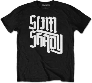 Eminem Camiseta de manga corta Shady Slant Black XL #682580