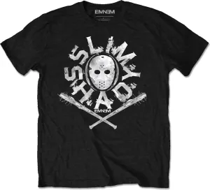 Eminem Camiseta de manga corta Shady Mask Hombre Black XL