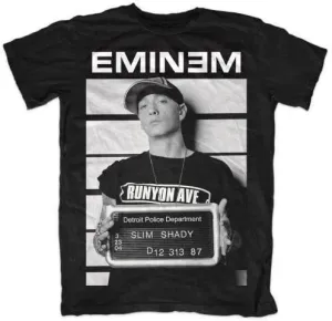Eminem Camiseta de manga corta Unisex Arrest Black L