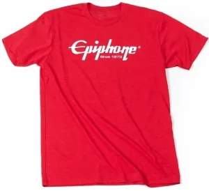 Epiphone Camiseta de manga corta Logo Rojo L