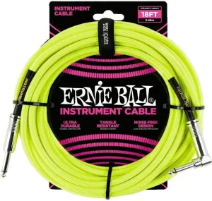 Ernie Ball P06085-EB Amarillo 5,5 m Recto - Acodado