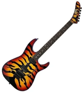 ESP George Lynch Yellow with Sunburst Tiger Graphic Guitarra eléctrica