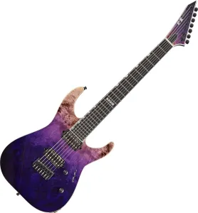 ESP M-II 7 NT Purple Natural Fade Guitarra eléctrica de 7 cuerdas