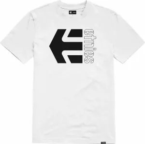 Etnies Corp Combo Tee White/Black 2XL Camiseta Camisa para exteriores