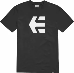 Etnies Icon Tee Black/White 2XL Camiseta
