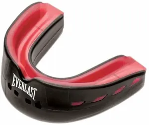 Everlast Evershield Double Mouthguard Negro-Red