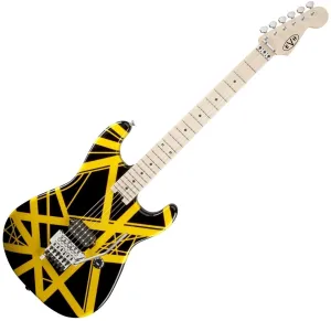 EVH Stripe Series Black with Yellow Stripes Guitarra eléctrica