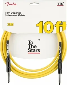 Fender Tom DeLonge 10' To The Stars Instrument Cable Amarillo 3 m Recto - Recto