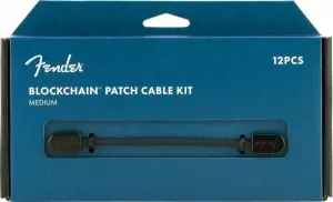 Fender Blockchain Patch Cable Kit MD Negro Angulado - Angulado