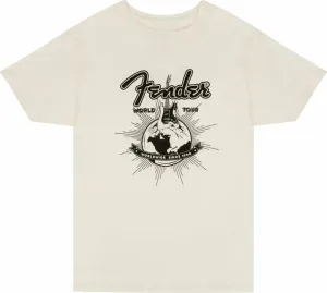 Fender Camiseta de manga corta World Tour Vintage White L