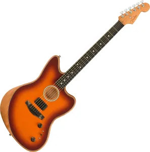 Fender American Acoustasonic Jazzmaster Tobacco Sunburst Guitarra electro-acústica