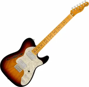 Fender American Vintage II 1972 Telecaster Thinline MN 3-Color Sunburst Guitarra electrica