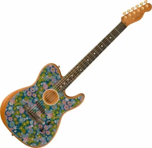 Fender FSR American Acoustasonic Telecaster Blue Flower Guitarra electro-acústica