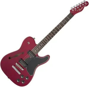 Fender Jim Adkins JA-90 Telecaster Thinline IL Crimson Red Transparent #20961