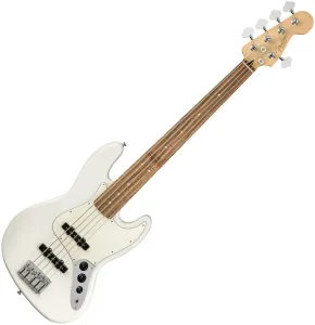 Fender Player Series Jazz Bass V PF Polar White Bajo de 5 cuerdas