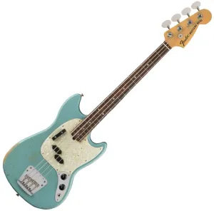 Fender JMJ Mustang Bass RW Faded Daphne Blue Bajo de 4 cuerdas