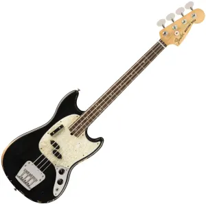 Fender JMJ Road Worn Mustang Bass RW Negro #28137