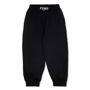 Fendi Boys Sweatpants FF Monogram Black 10Y