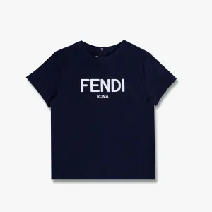 Fendi Baby Unisex T-shirt Navy 18M
