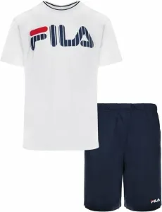 Fila FPS1131 Man Jersey Pyjamas White/Blue L Ropa interior deportiva