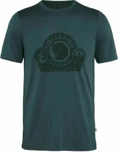 Fjällräven Abisko Wool Classic SS Navy M Camiseta