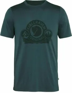 Fjällräven Abisko Wool Classic SS Navy XL Camiseta