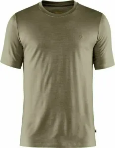 Fjällräven Abisko Wool SS Light Olive S Camiseta