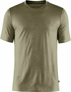 Fjällräven Abisko Wool SS Light Olive XL Camiseta