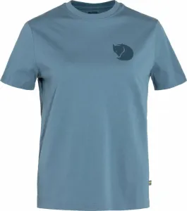 Fjällräven Fox Boxy Logo Tee W Dawn Blue M Camisa para exteriores
