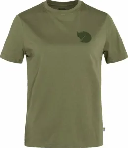 Fjällräven Fox Boxy Logo Tee W Verde S Camisa para exteriores