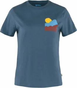 Fjällräven Nature T-Shirt W Indigo Blue XL Camisa para exteriores
