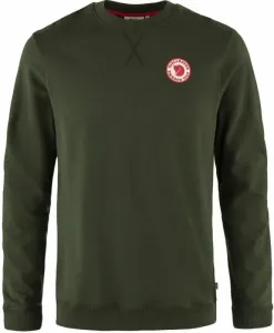 Fjällräven 1960 Logo Badge Sweater M Deep Forest 2XL Sudadera con capucha para exteriores