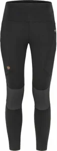 Fjällräven Abisko Trekking Tights Pro W Black/Iron Grey XL Pantalones para exteriores